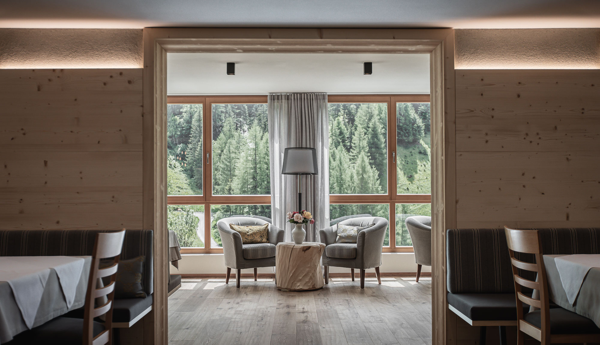 Aufenthaltsraum im Hotel Talblick